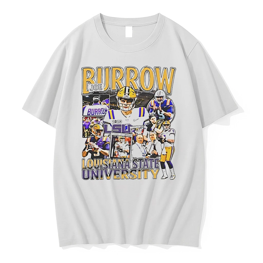 Joe Burrow Picture Collage Lsu Tigers Shirts