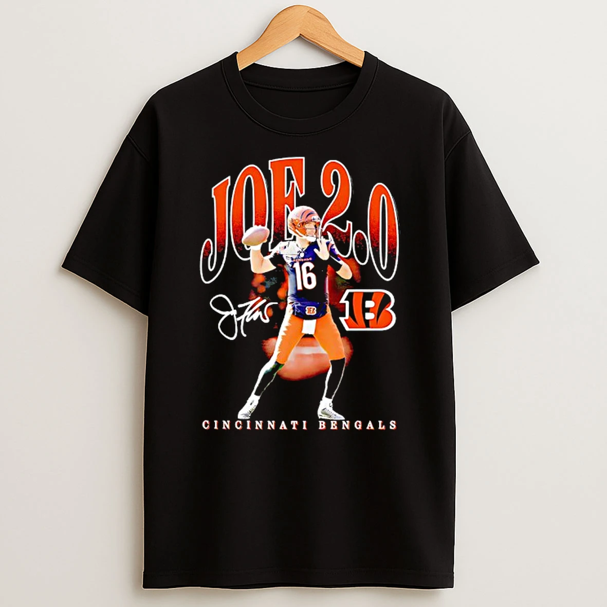 Joe Flacco 2 0 Cincinnati Bengals Football Signature Shirts