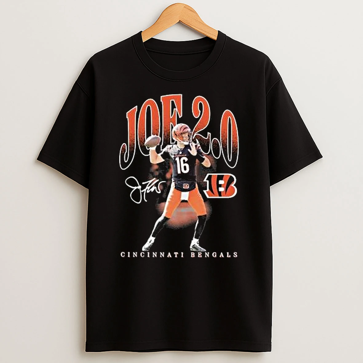 Joe Flacco Cincinnati Bengals Joe 2 0 Big Tall Player Hype Signature Shirts