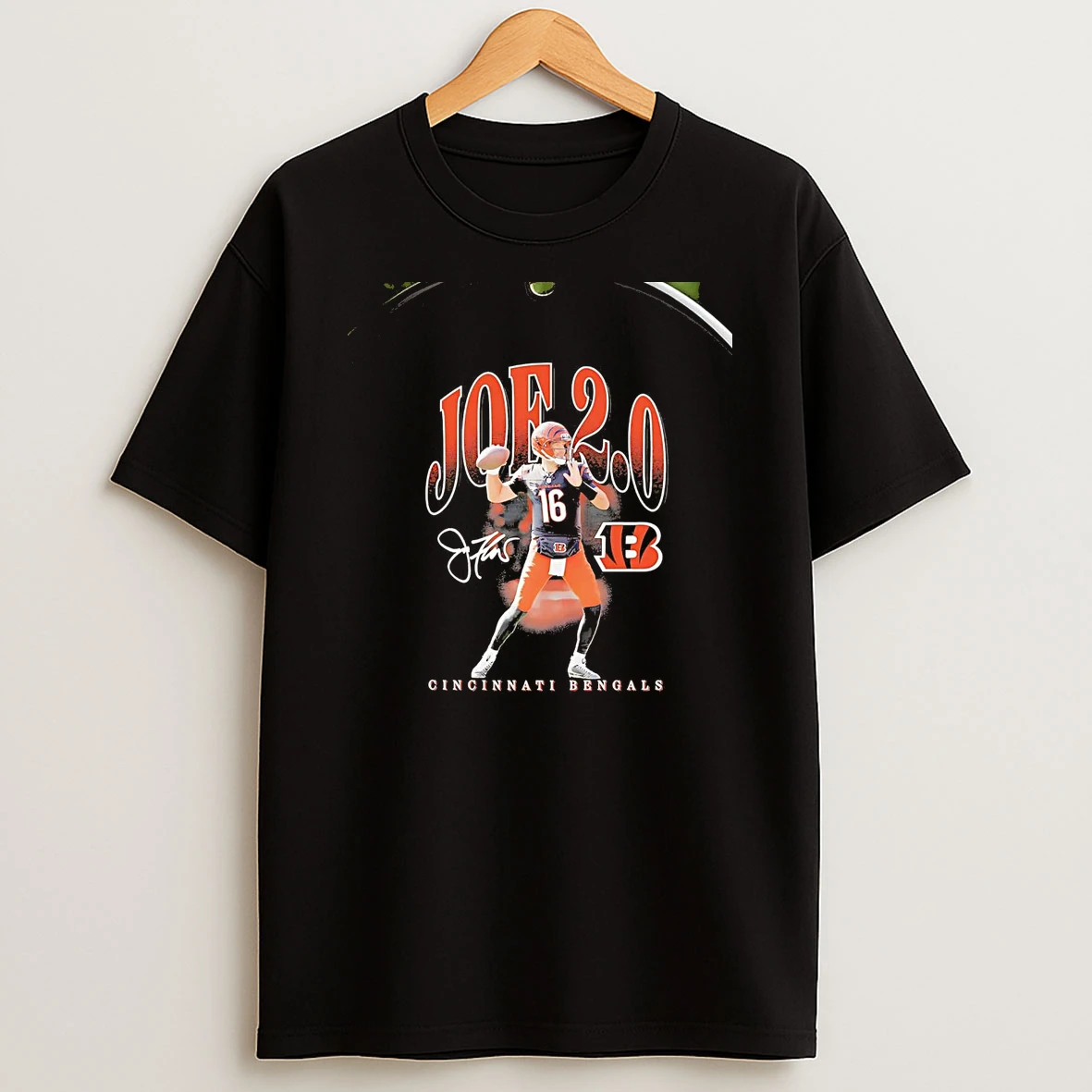Joe Flacco Signature Cincinnati Bengals Christmas Chriast Shirts