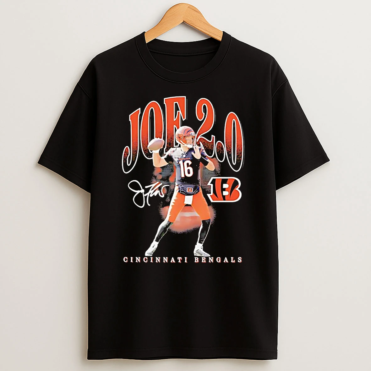 Joe Flacco Signature Cincinnati Bengals Shirts