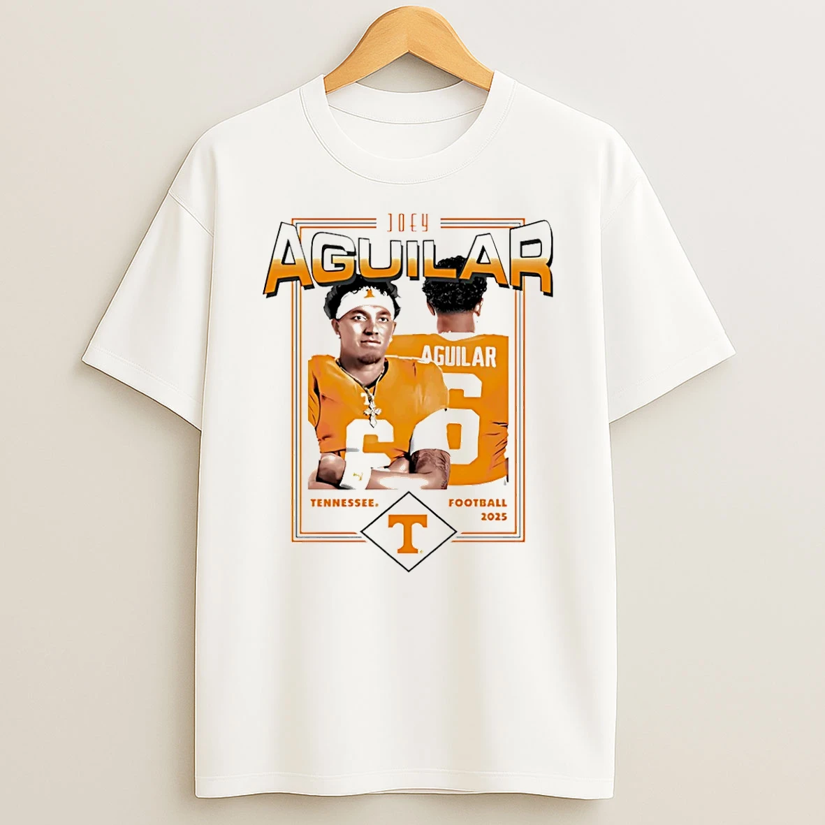 Joey Aguilar Tennessee Volunteers Illustrated Shirts