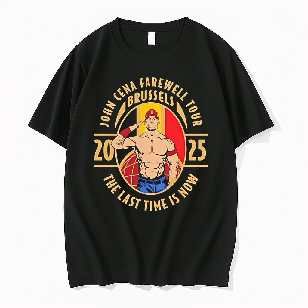 John Cena Farewell Tour Brussels The Last Time Is Now 2025 Shirts