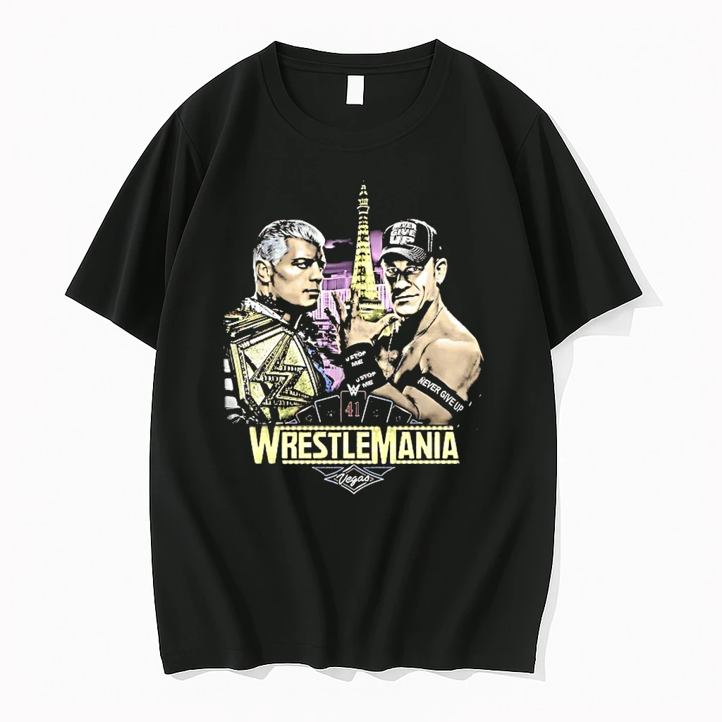 John Cena And Cody Rhodes Wrestlemania Shirts