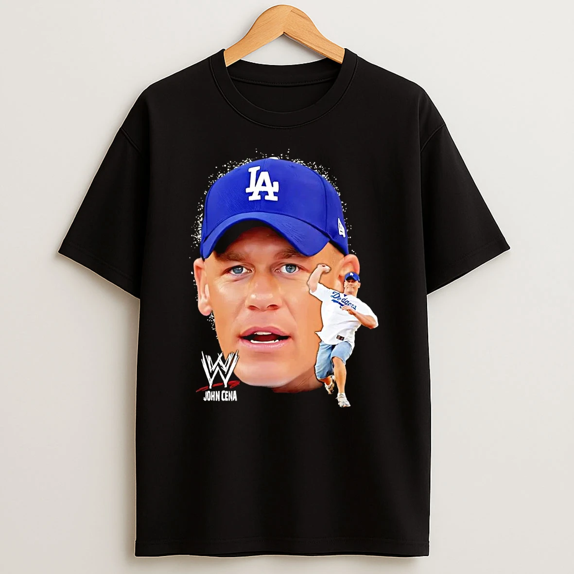 John Cena Pitching Baseball La Dodgers Shirts