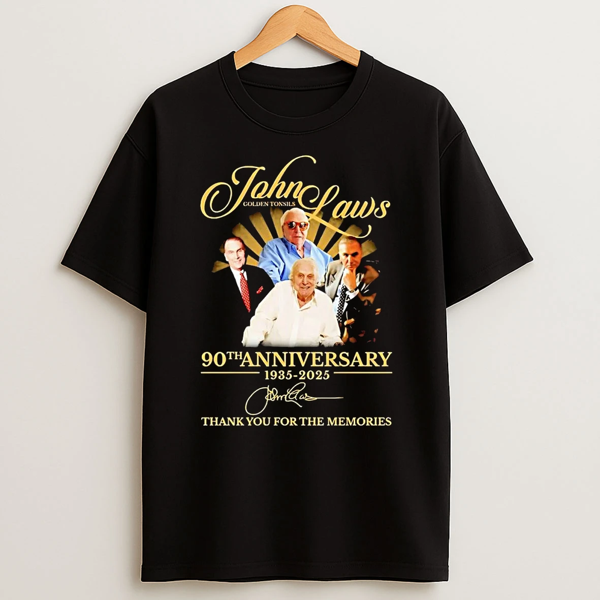 John Laws 90th Anniversary 1935 2025 Thank You For The Memories Shirts