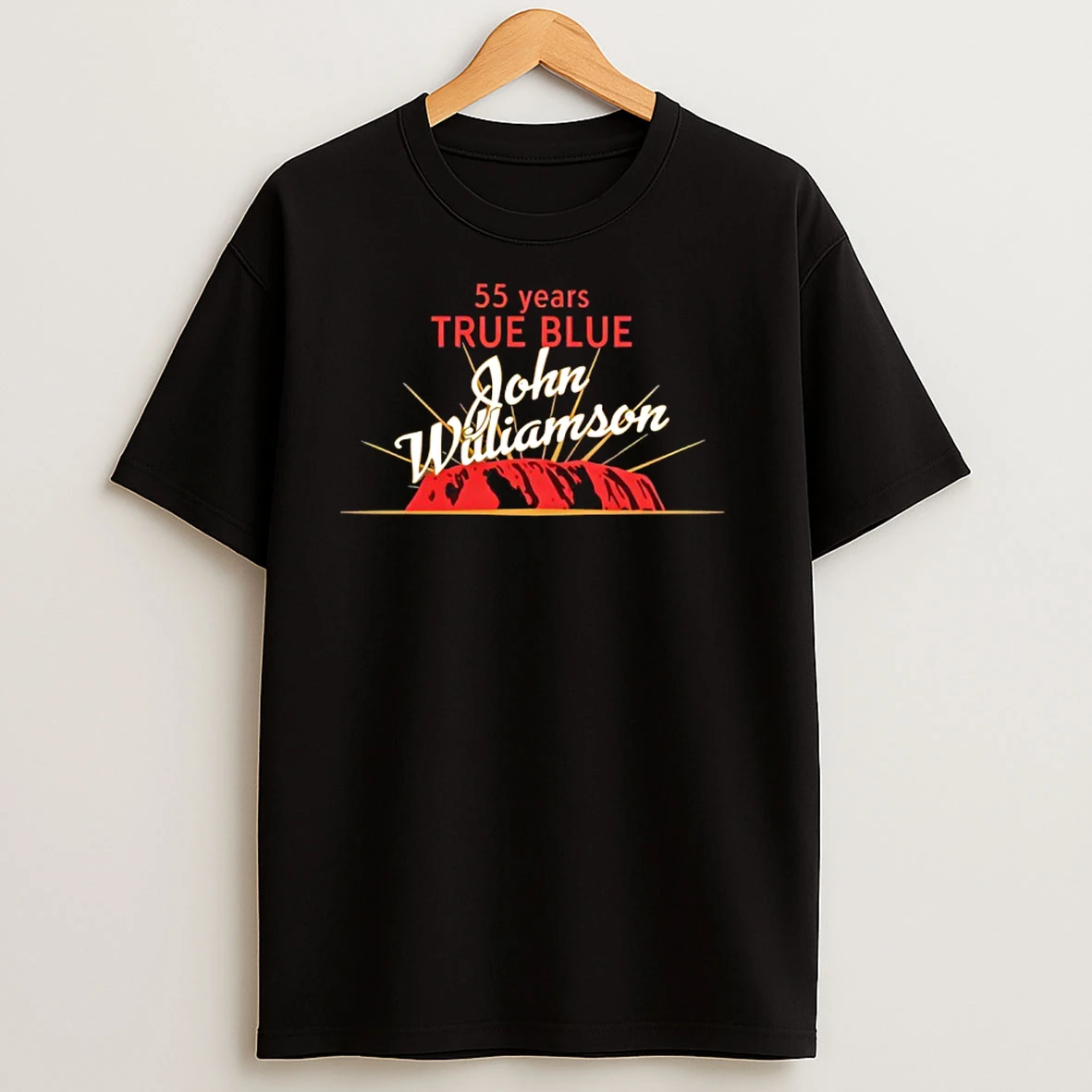 John Williamson 55 Years True Blue T Shirts