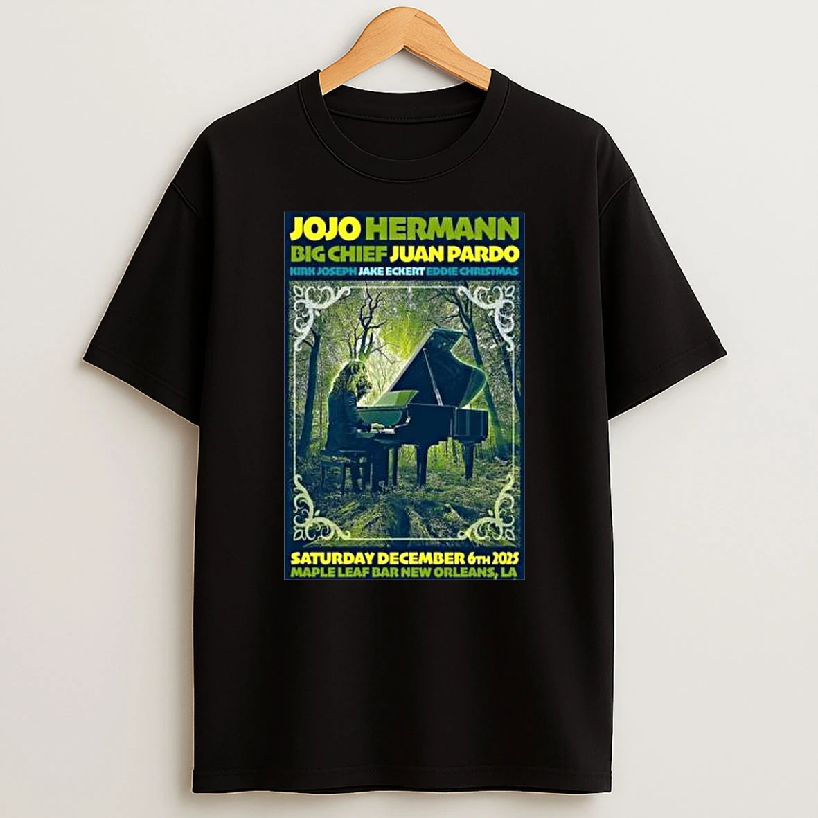 Jojo Hermann Big Chief Juan Pardo Dec 6 2025 New Orleans Shirts