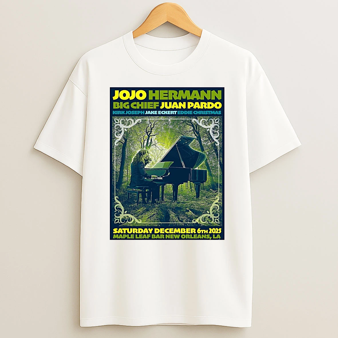 Jojo Hermann Big Chief Juan Pardo December 6 2025 New Orleans La Shirts