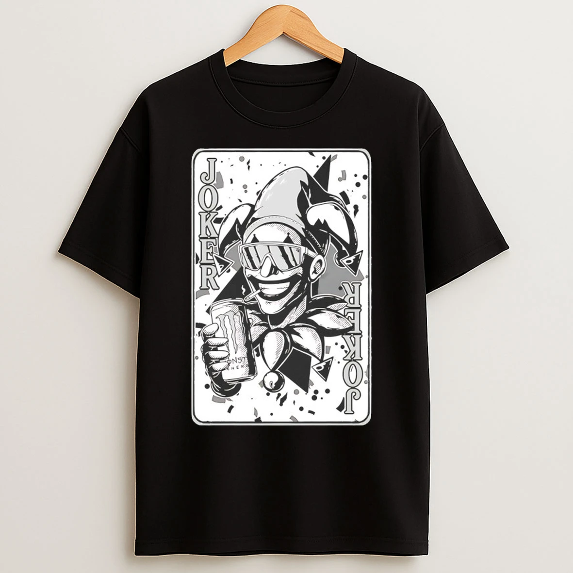 Joker Card Monster Energy T Shirts
