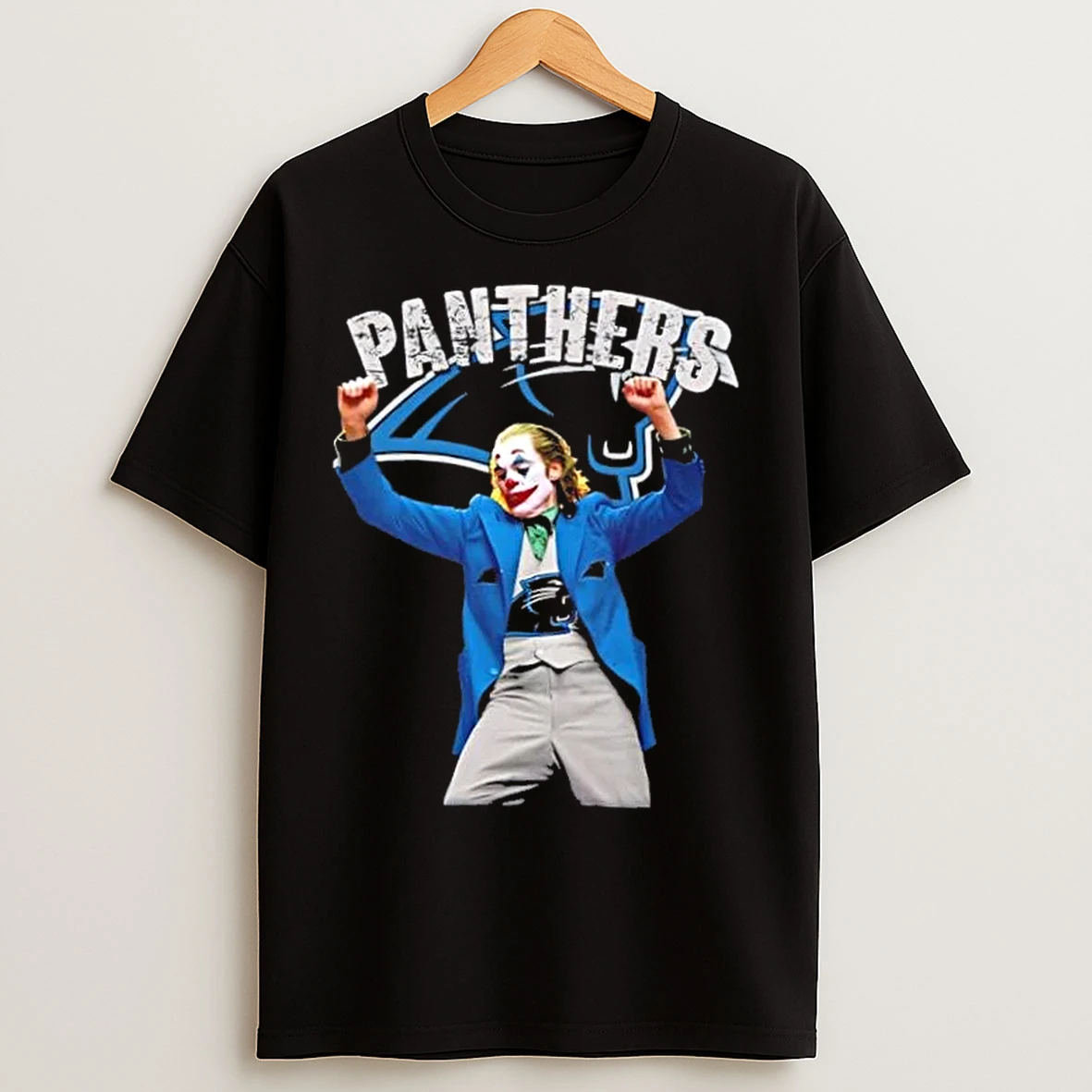 Joker Dancing Carolina Panthers Football T Shirts