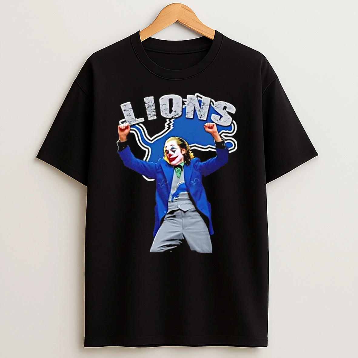Joker Dancing Detroit Lions Football Shirts