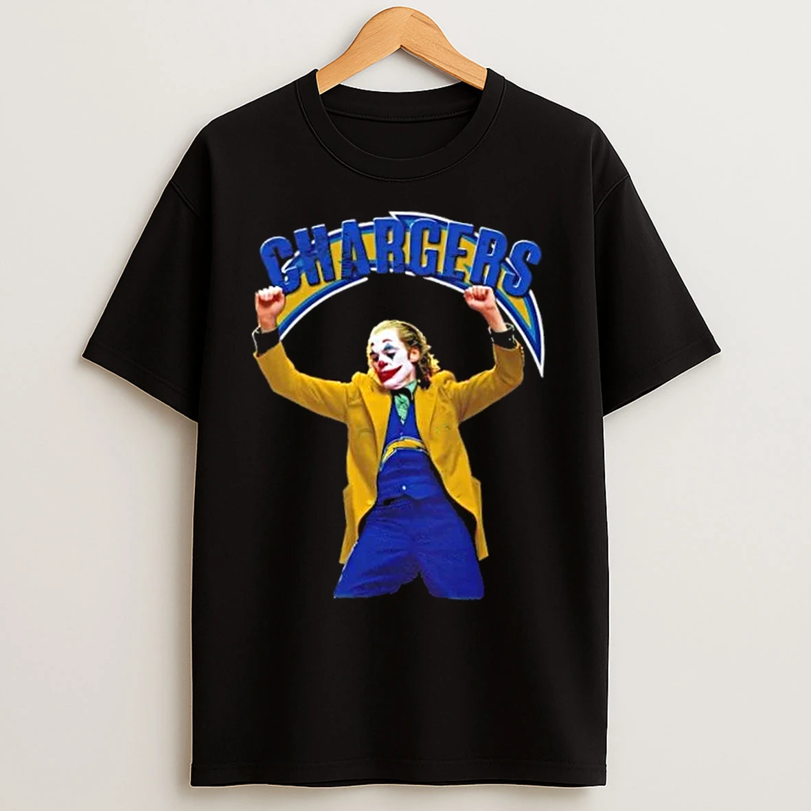 Joker Dancing Los Angeles Chargers Football T Shirts
