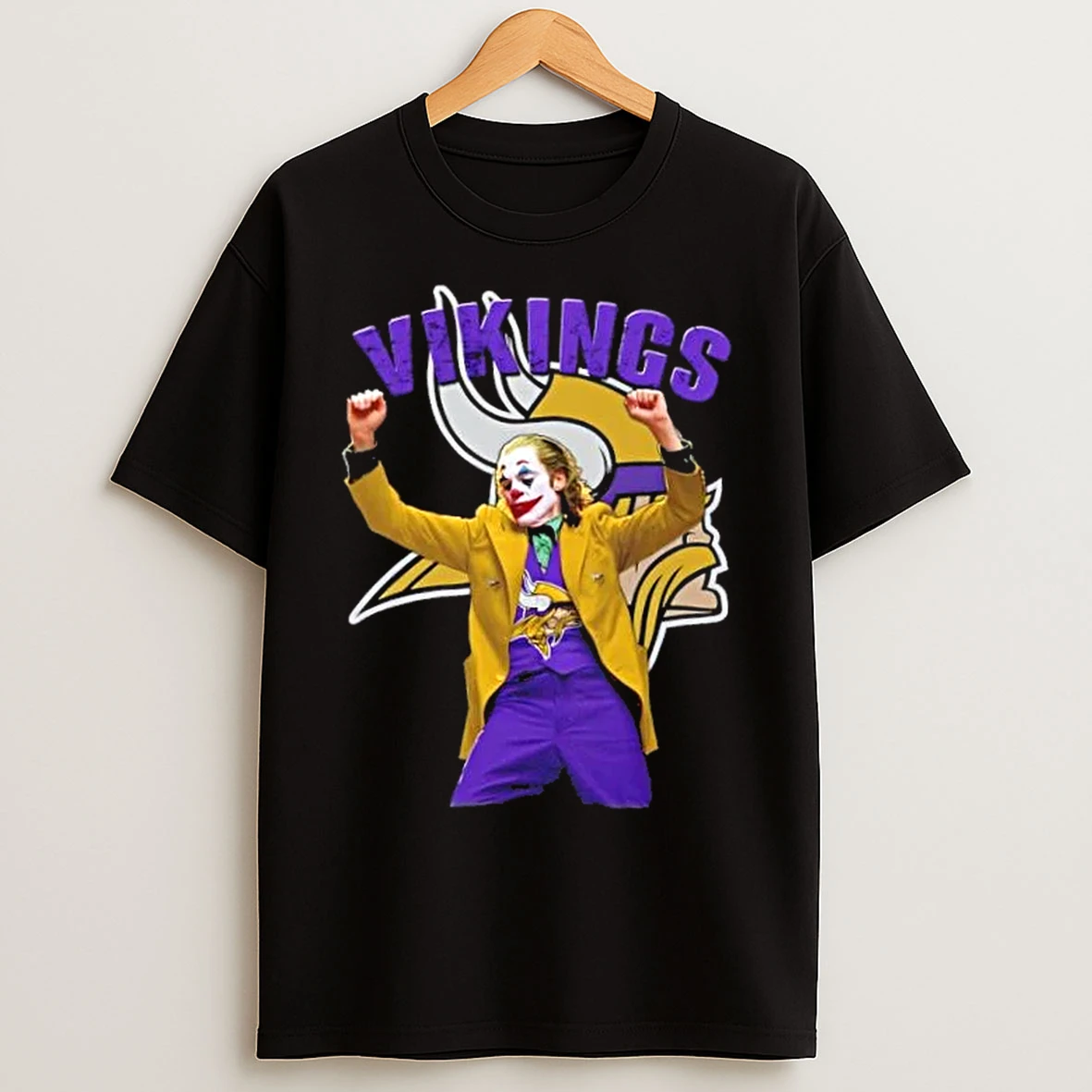 Joker Dancing Minnesota Vikings Football T Shirts