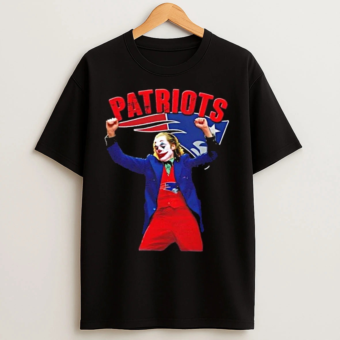 Joker Dancing New England Patriots Football T Shirts