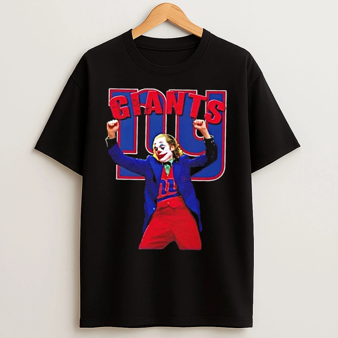 Joker Dancing New York Giants Football T Shirts