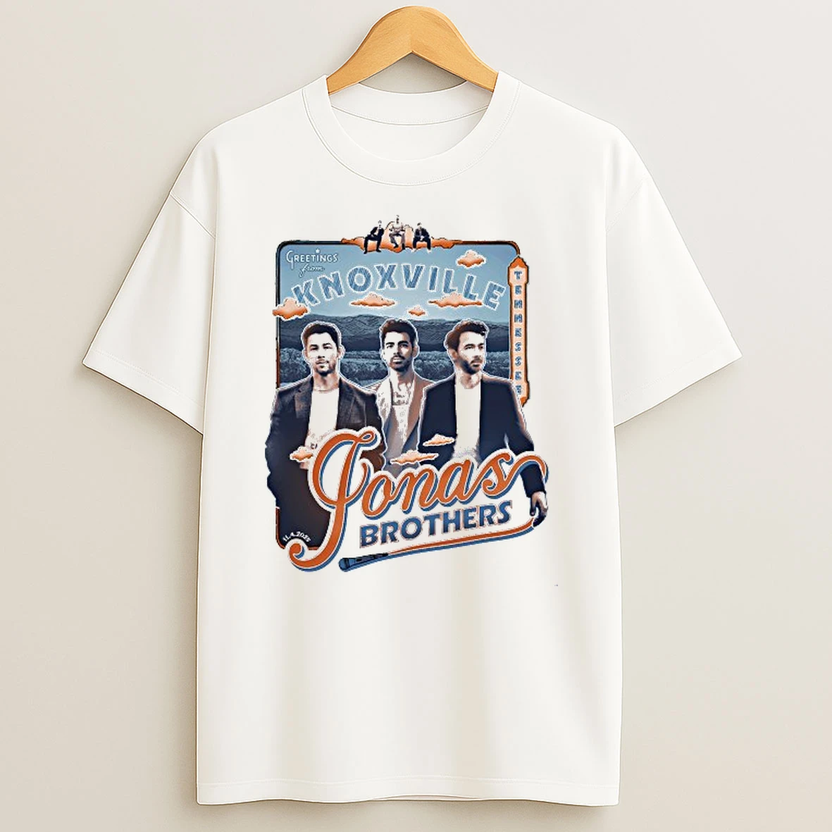 Jonas Brothers Knoxville Tn Greetings From Your Hometown At Tennessee On November 4 2025 Shirts