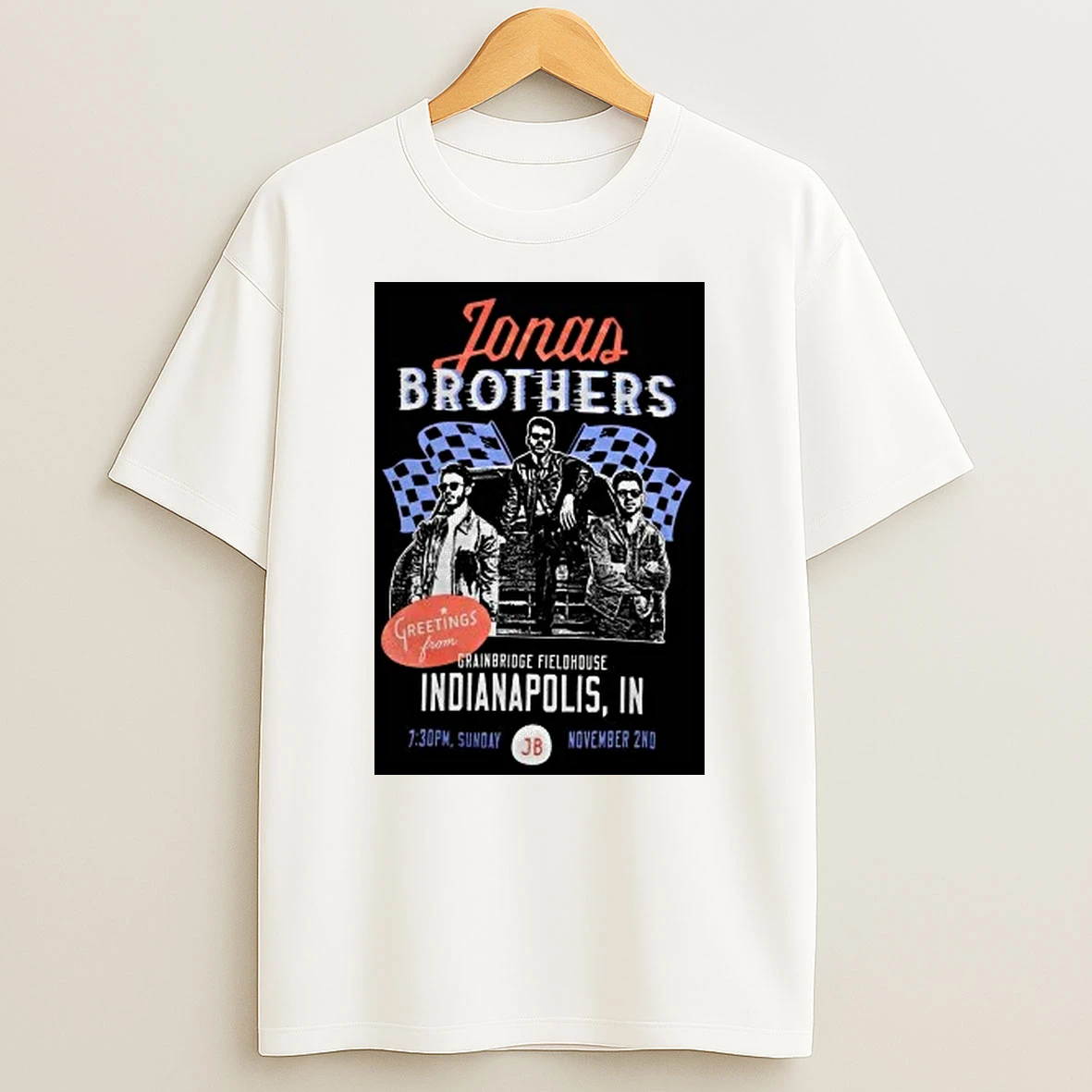 Jonas Brothers Nov 02 2025 Gainbridge Fieldhouse Indianapolis In Shirts