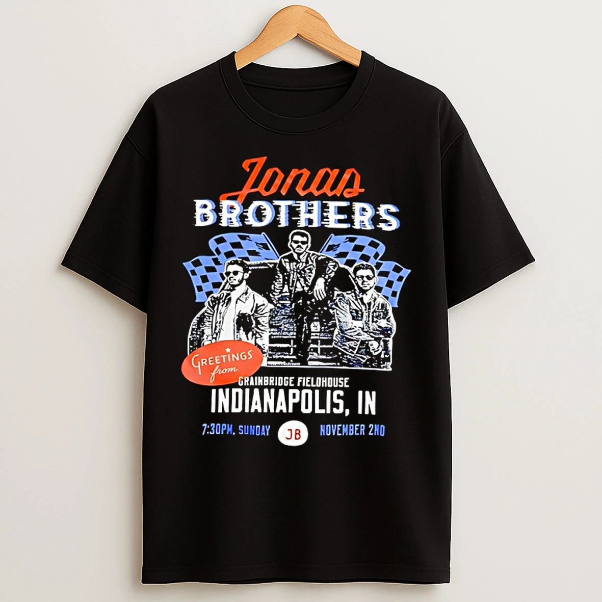 Jonas Brothers Tour Indianapolis In Nov 02 2025 T Shirts
