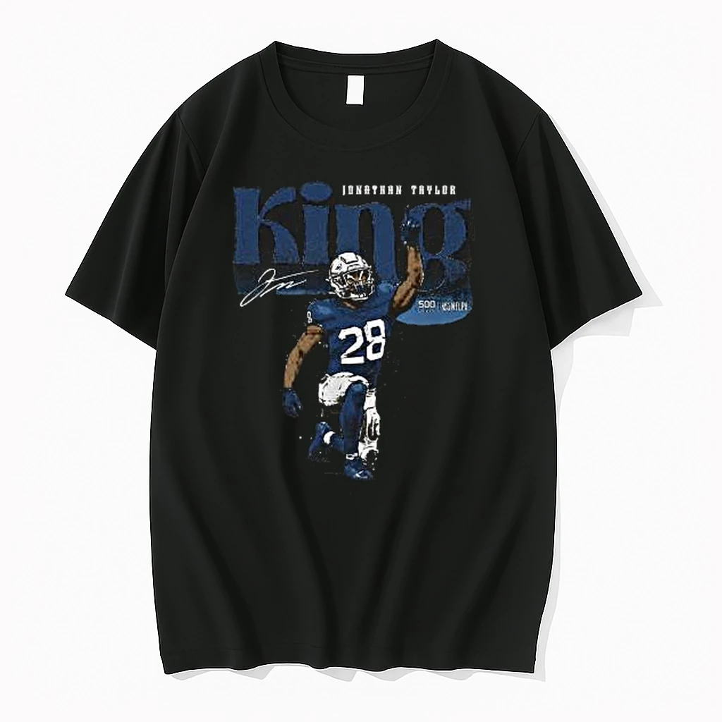 Jonathan Taylor King Indianapolis Colts Signature Shirts