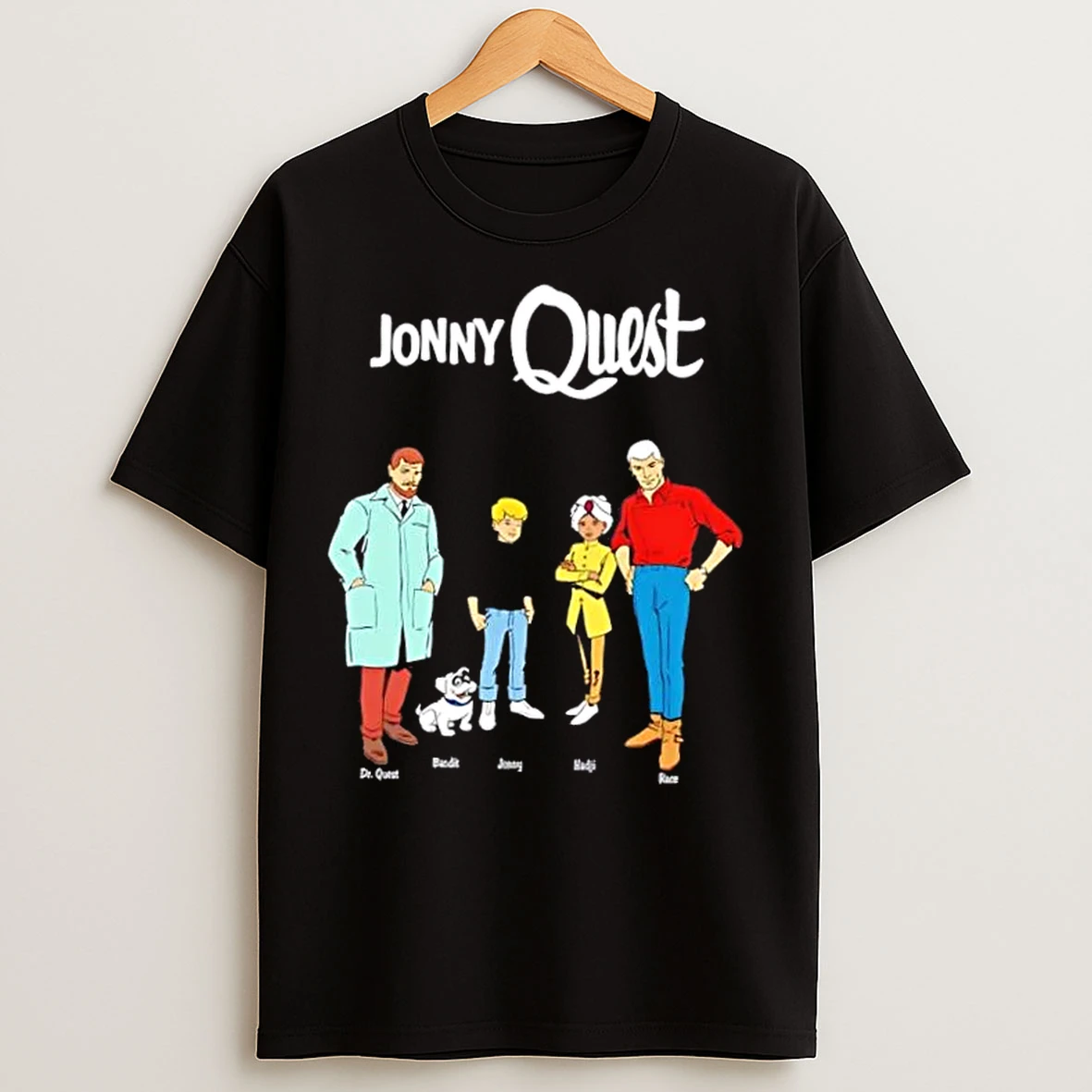 Jonny Quest 1964 Hadji Dr Quest Bannon T Shirts