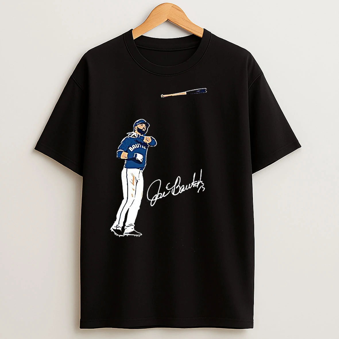 Jose Bautista Baseball Player The Bat Flip Signature T Shirts