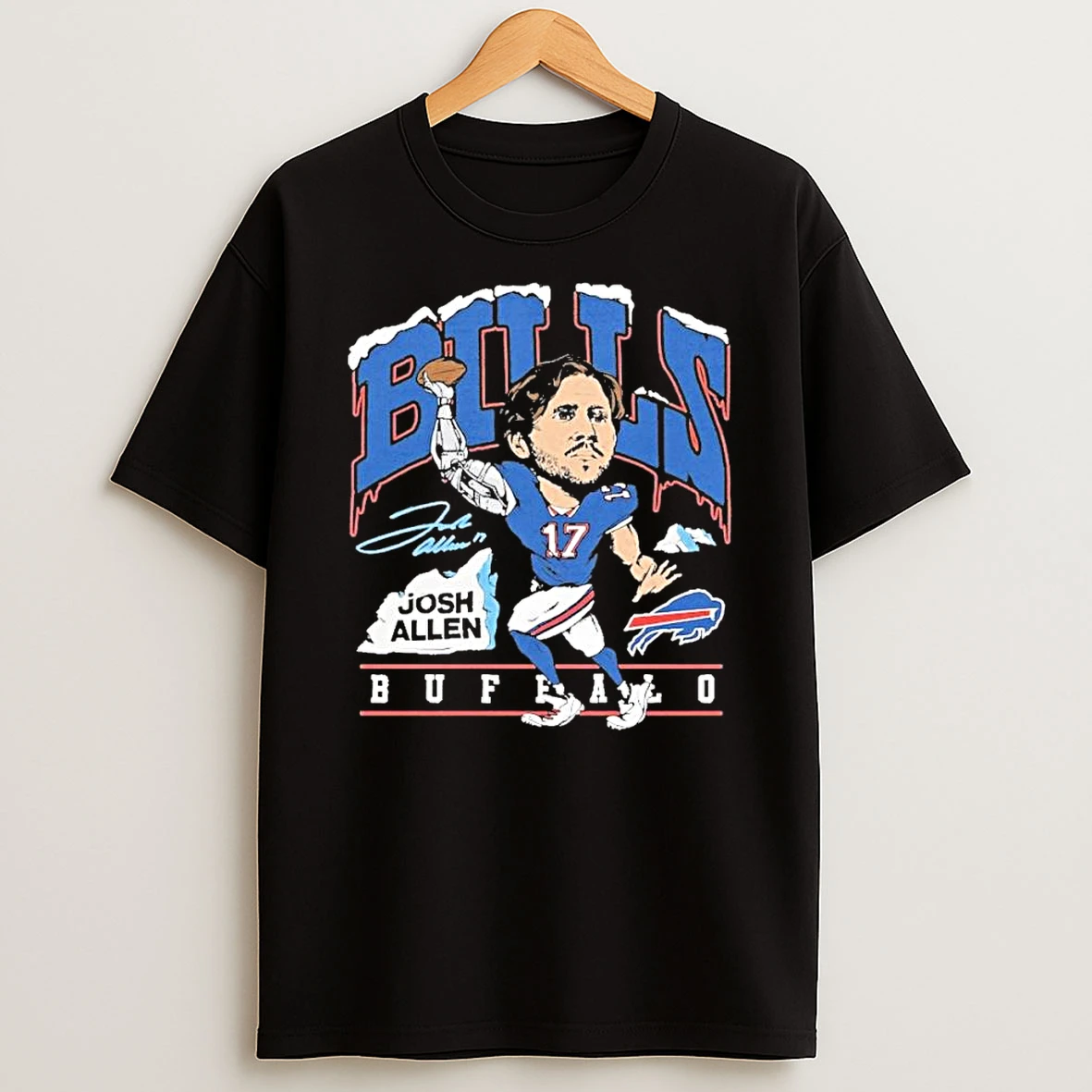 Josh Allen Buffalo Bills Cold Caricature Player Shirts