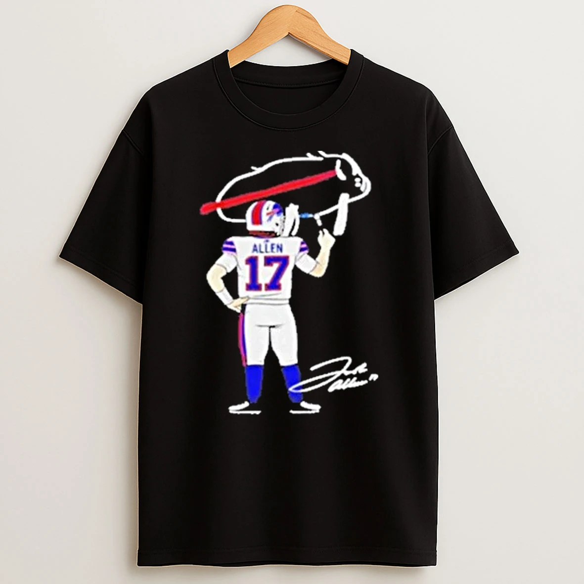 Josh Allen Painting Buffalo Meme Buffalo Bills Nfl Football 2025 Signature Shirts