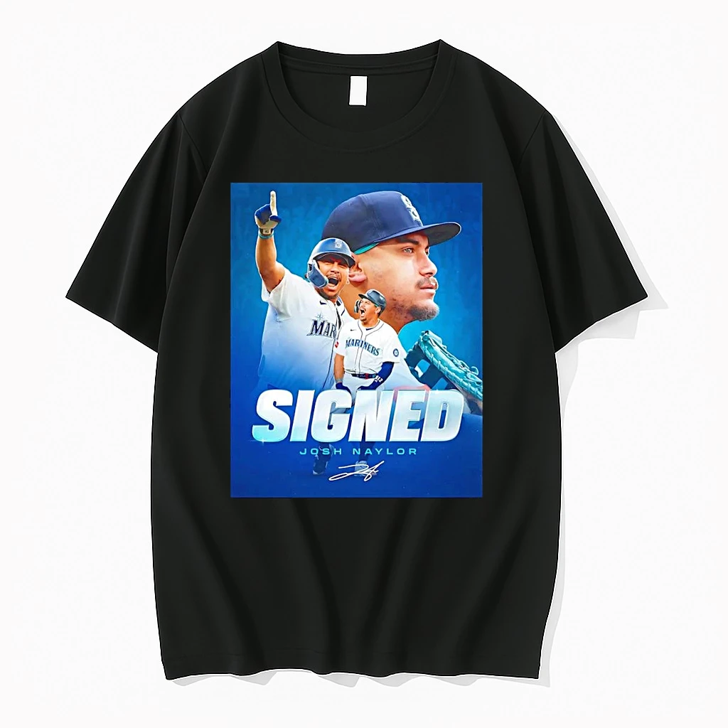 Josh Naylor Signed Seattle Mariners Shirts