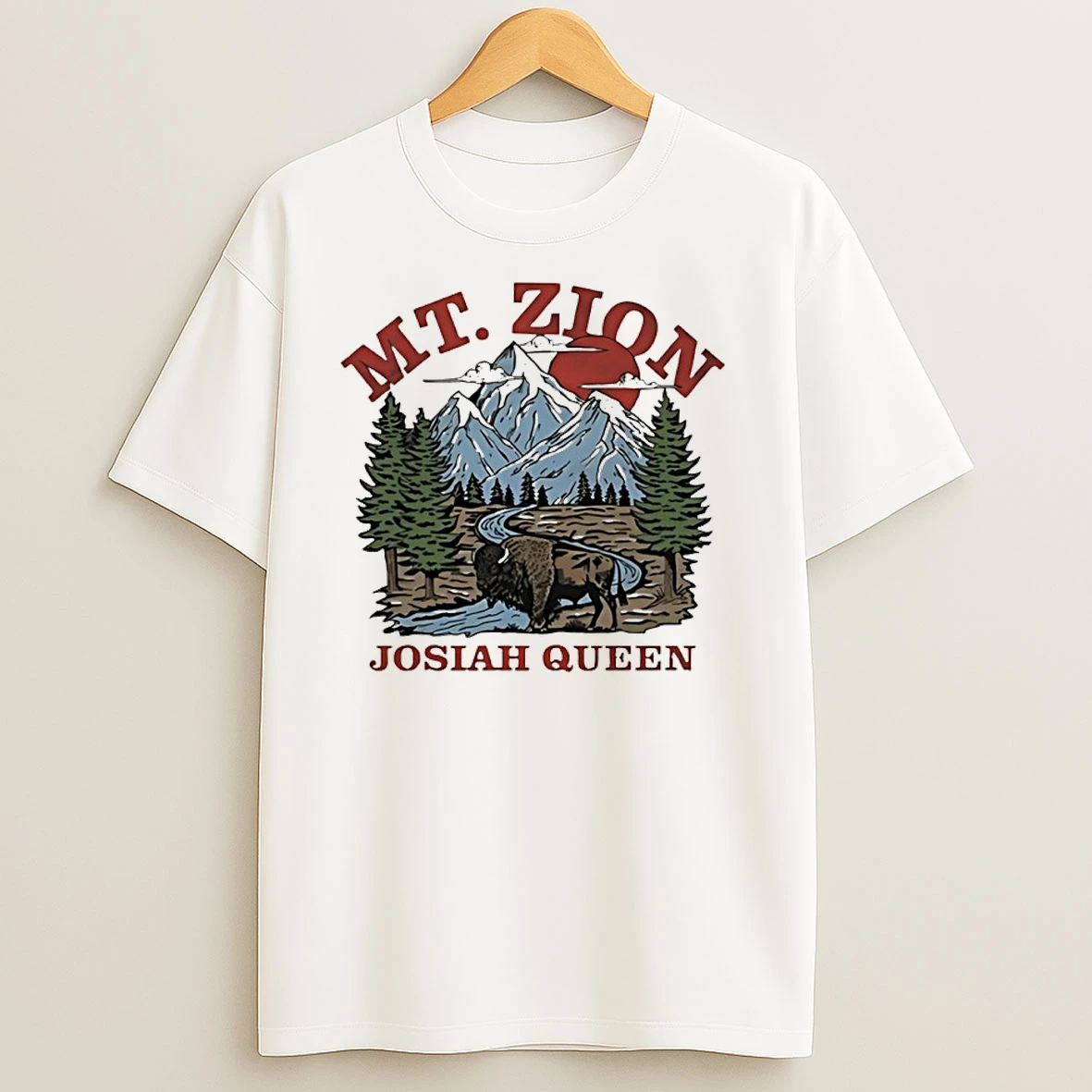 Josiah Queen Mt Zion Worship Music T Shirts