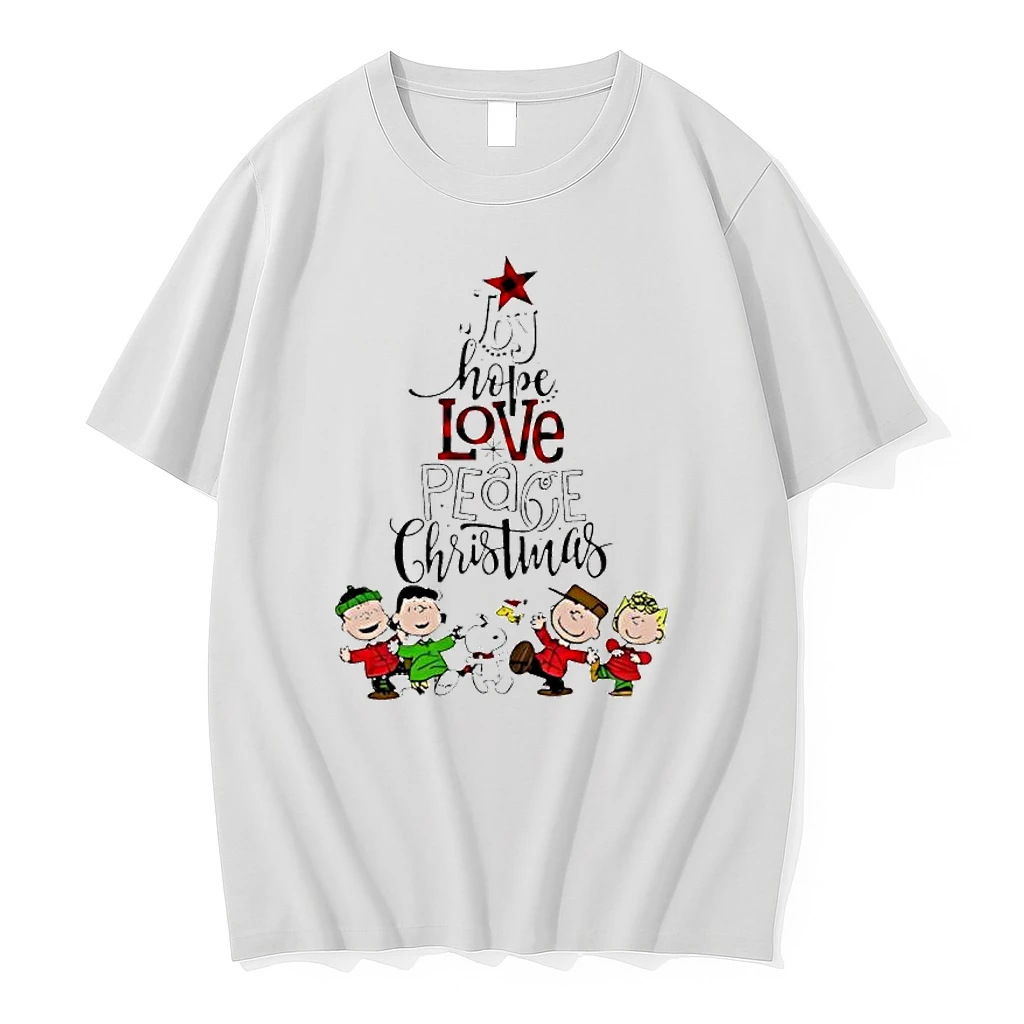 Joy Hope Love Peace Christmas Peanuts Comic Shirts