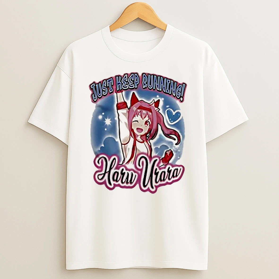 Just Keep Running Haru Urara Cartoon Shirts