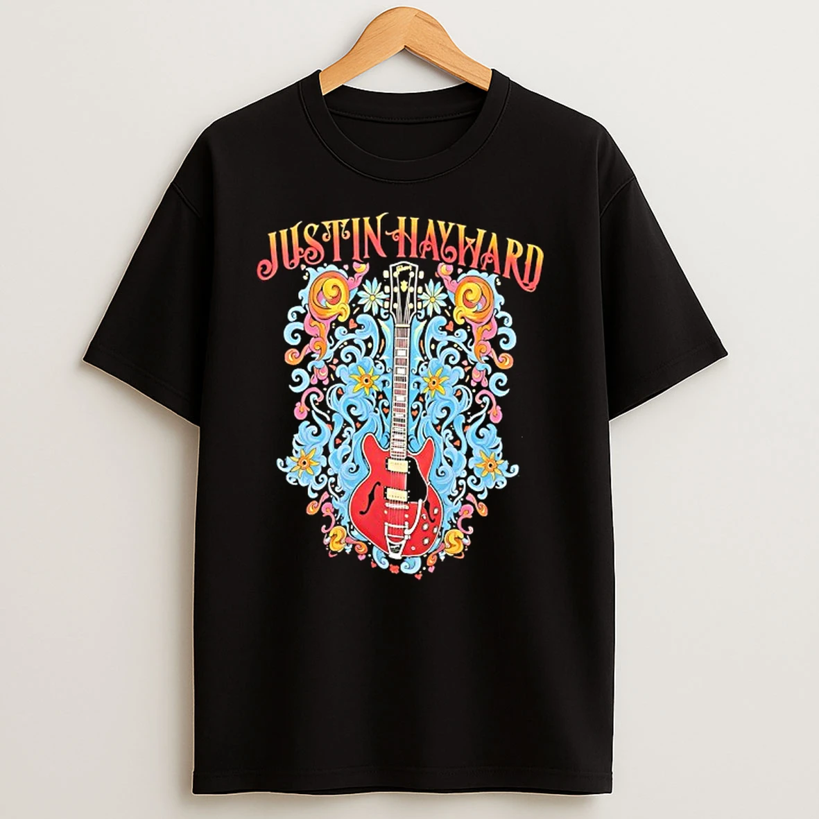 Justin Hayward Guitar T Shirts