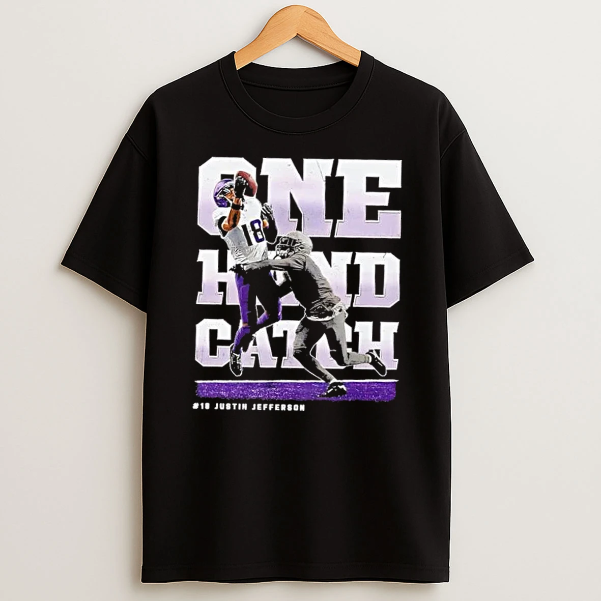 Justin Jefferson Minnesota Vikings One Hand Catch Shirts