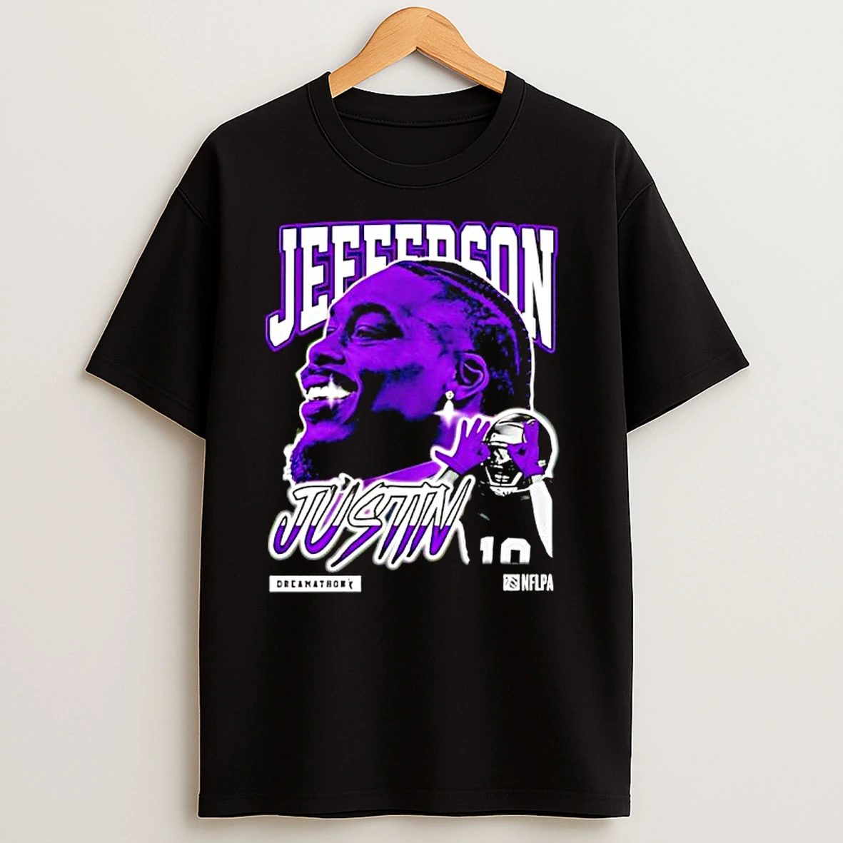 Justin Jefferson Nfl Players Quarterback T Shirts