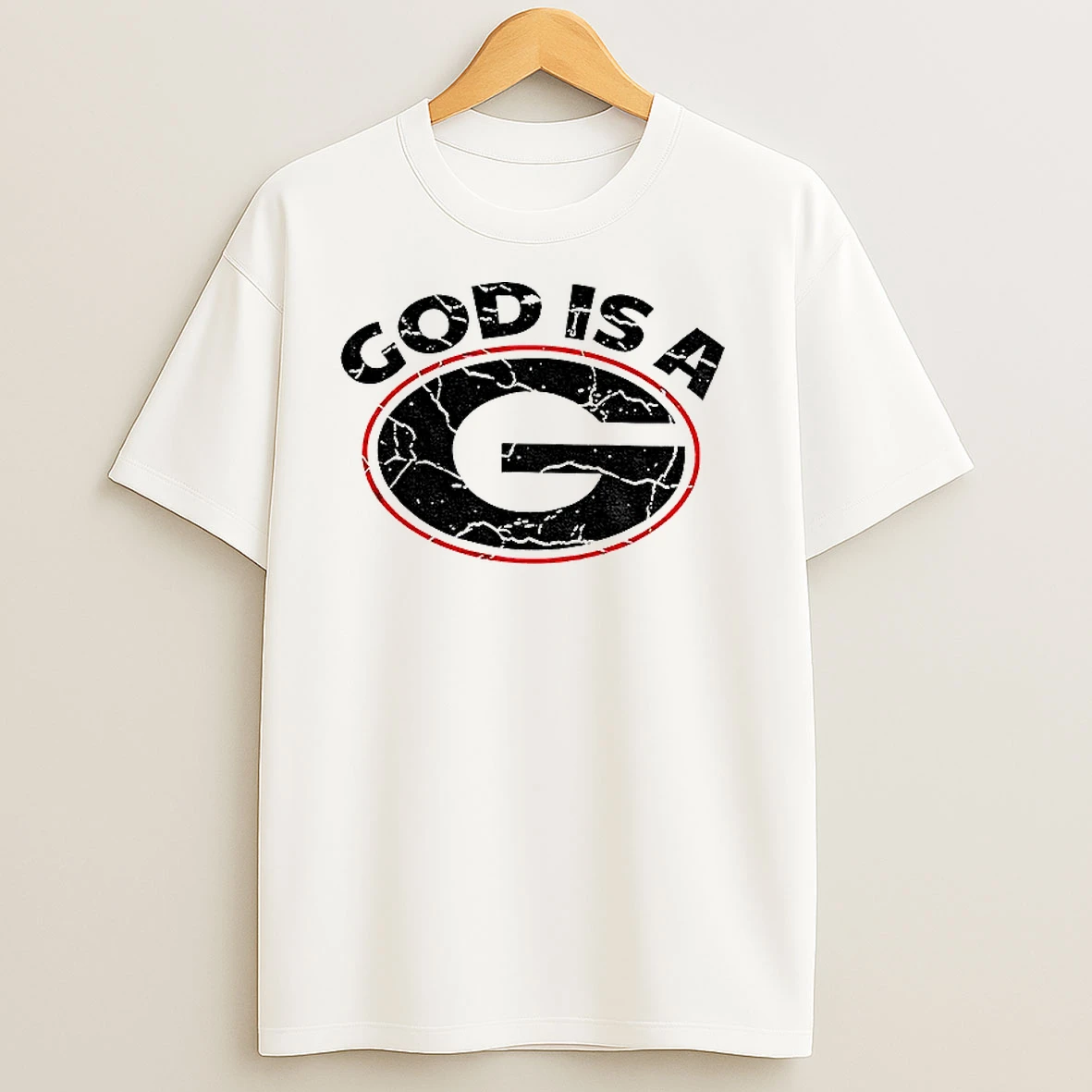 Justin Williams God Is A G Georgia Bulldog Logo T Shirts