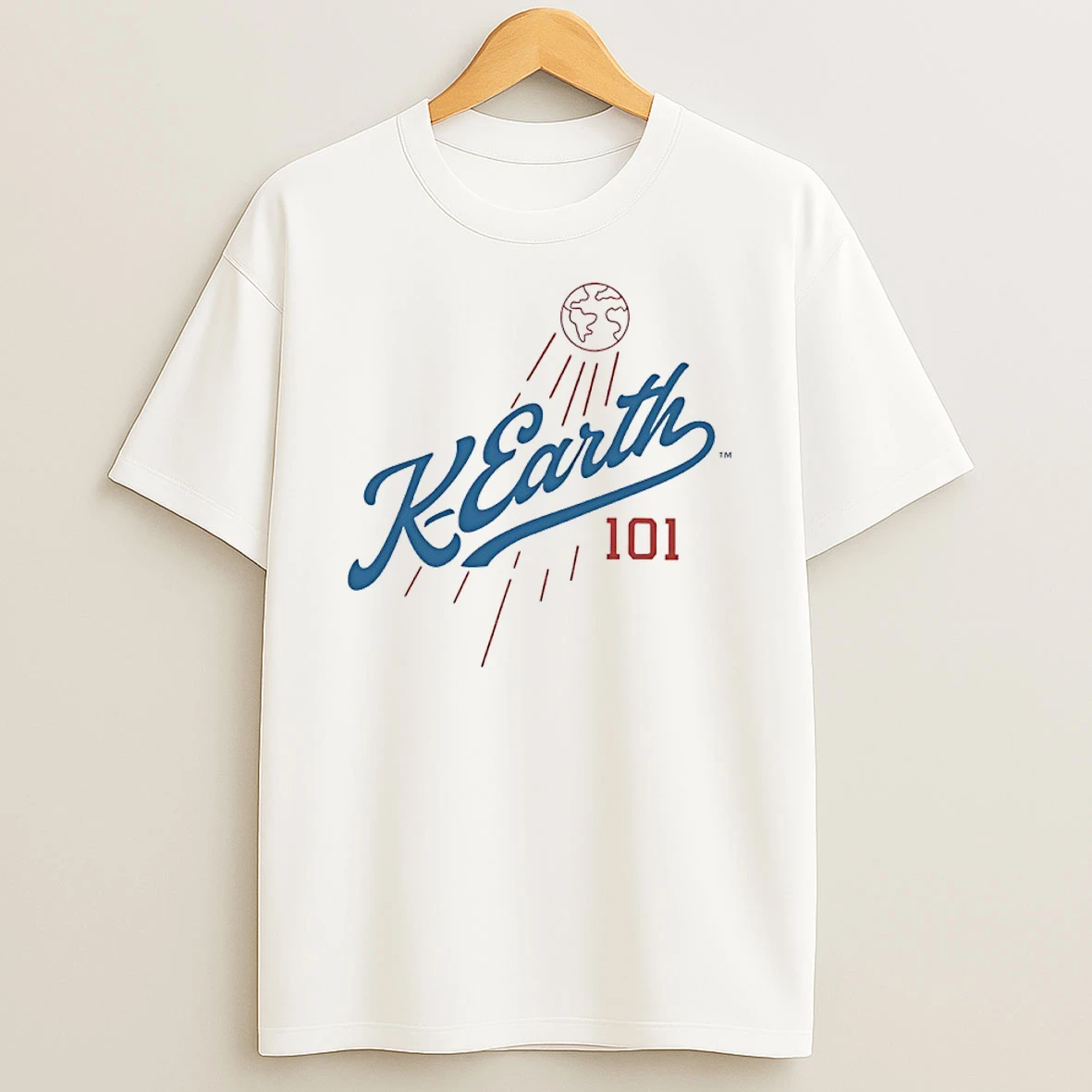 K Earth 101 Los Angeles Dodgers Parody Logo Shirts
