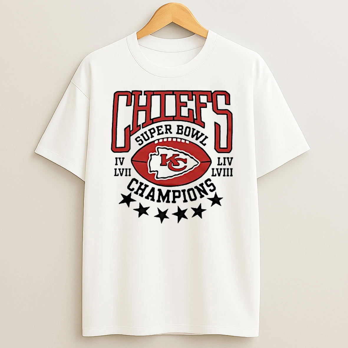 Kc Chiefs 4 Time Super Bowl Champions Shirts