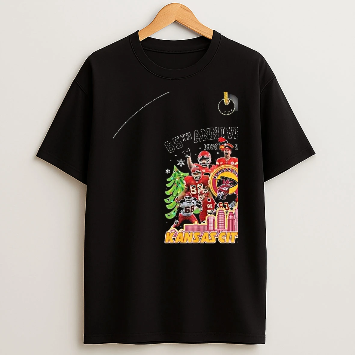 Kansas City Chiefs 65th Anniversary 1960 2025 Merry Christmas Signatures Thank You For The Memories Shirts