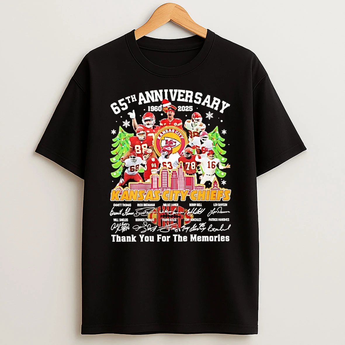 Kansas City Chiefs 65th Anniversary 1960 2026 Thank You For The Memories Shirts