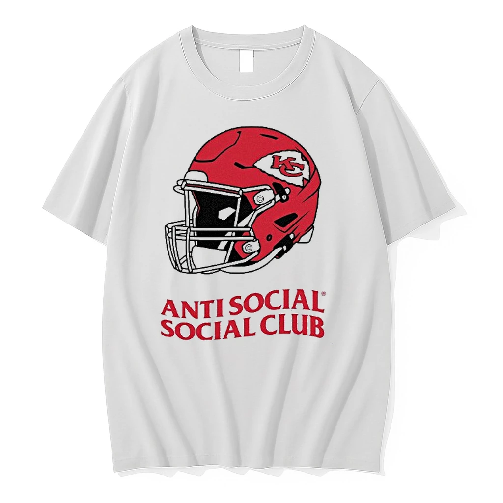 Kansas City Chiefs Anti Social Social Club Helmet Shirts