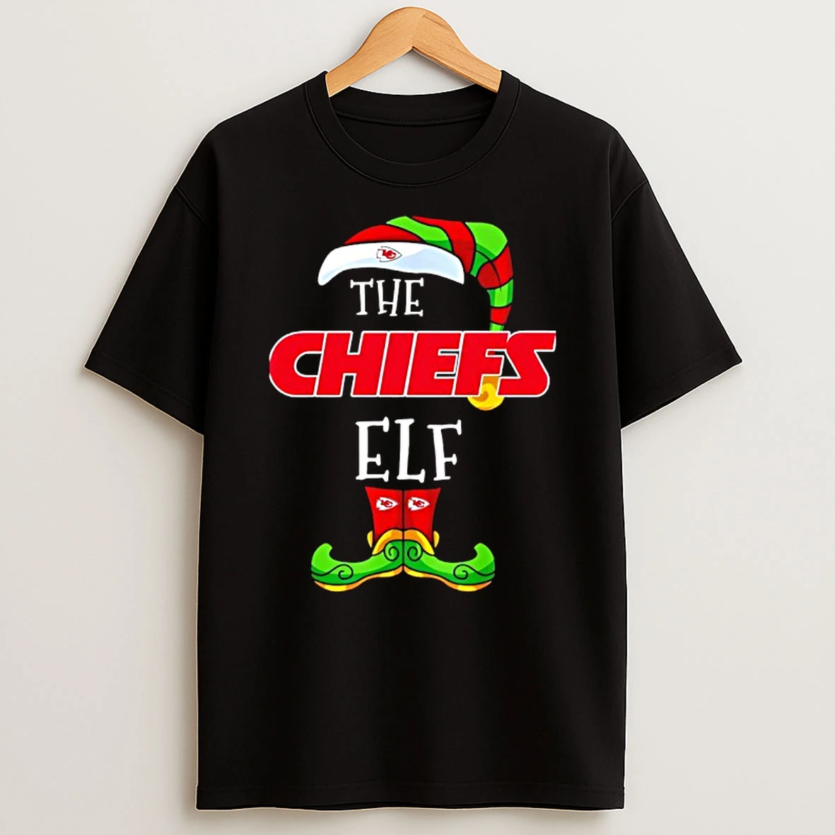 Kansas City Chiefs Football Christmas Elf Funny Shirts