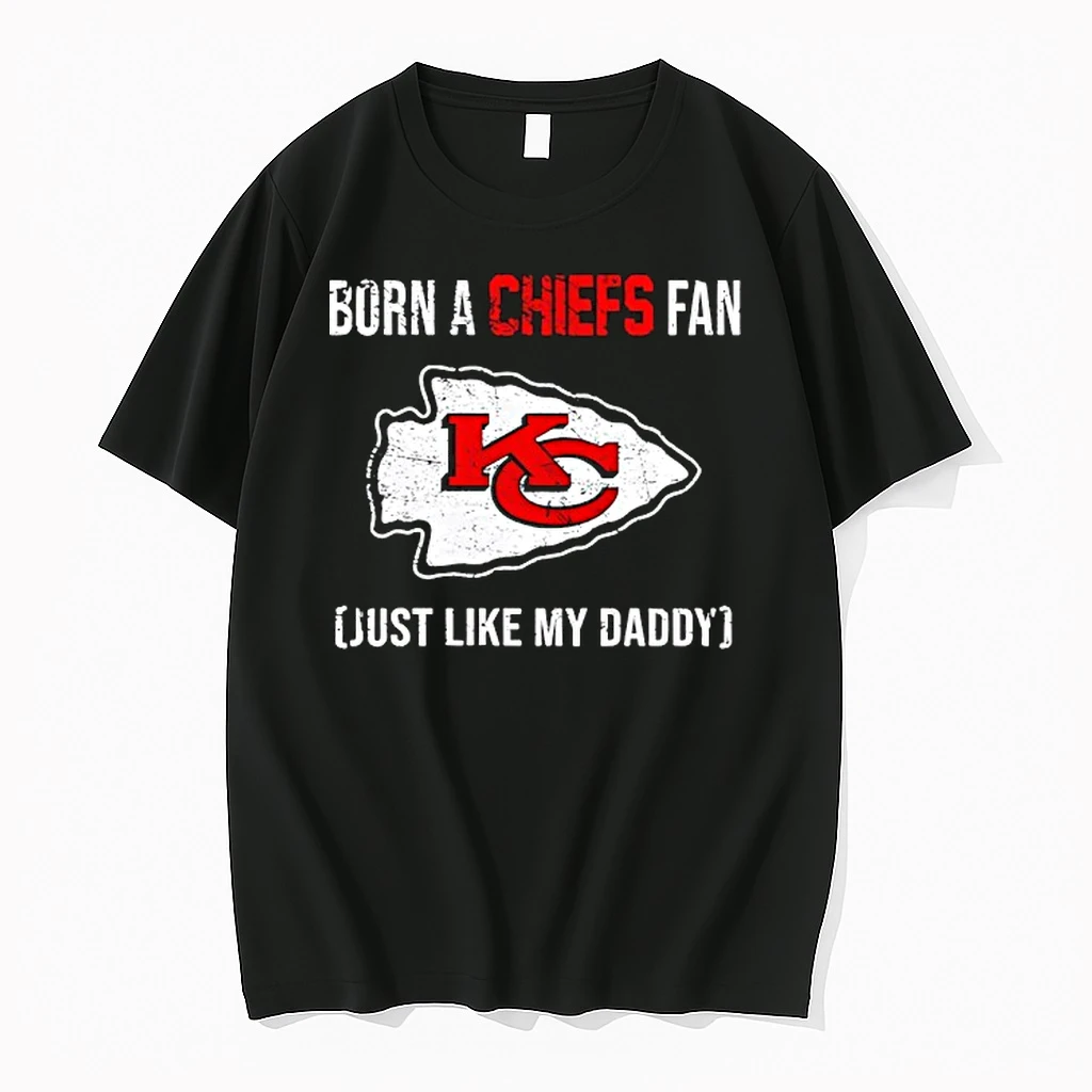 Kansas City Chiefs Football Loyal Fan Just Like My Daddy Shirts