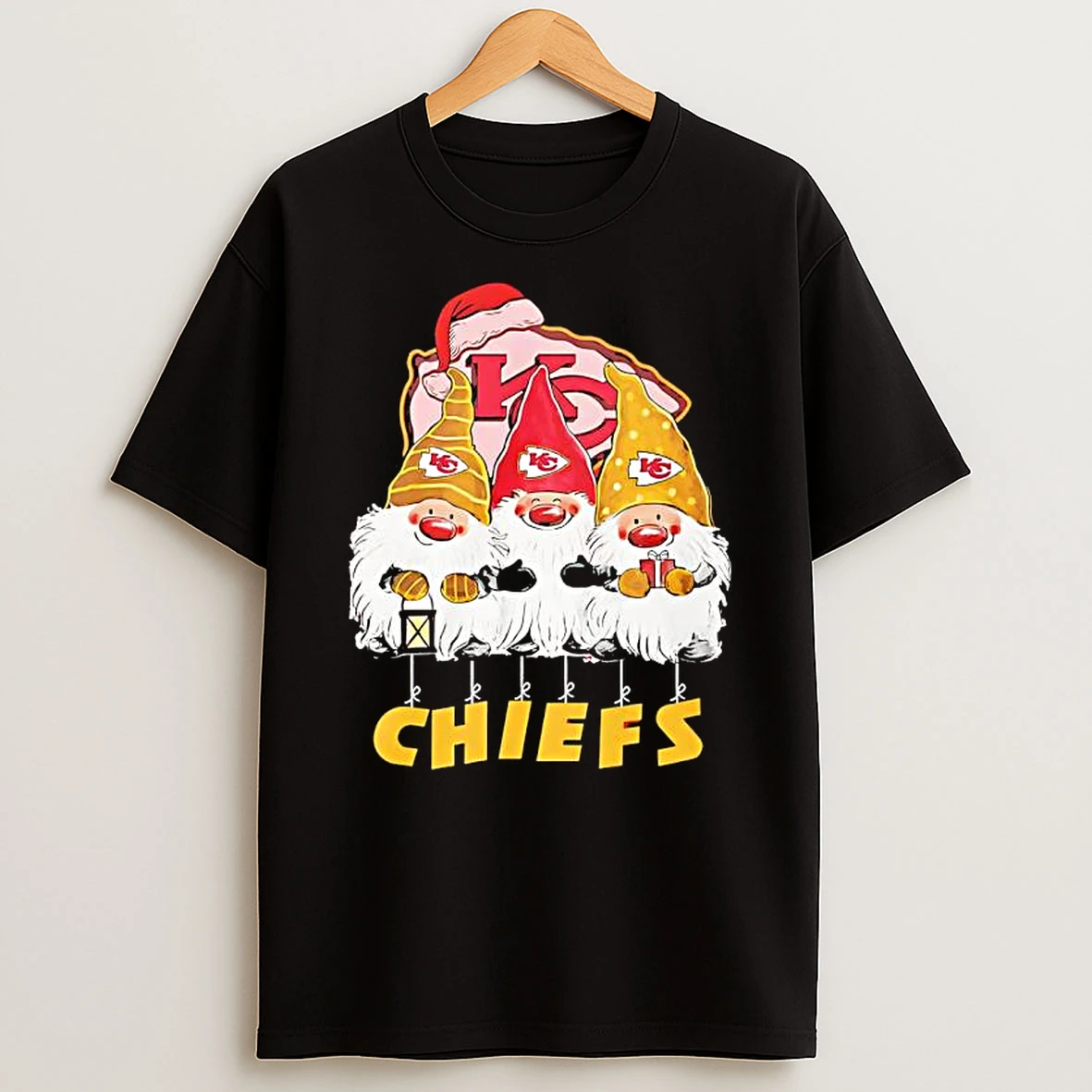 Kansas City Chiefs Gnomes Merry Chrismas Shirts