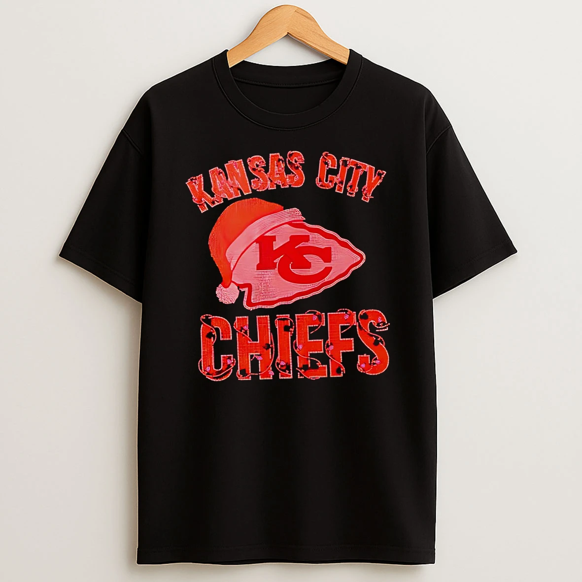 Kansas City Chiefs Holiday Studded With Stones Shirts