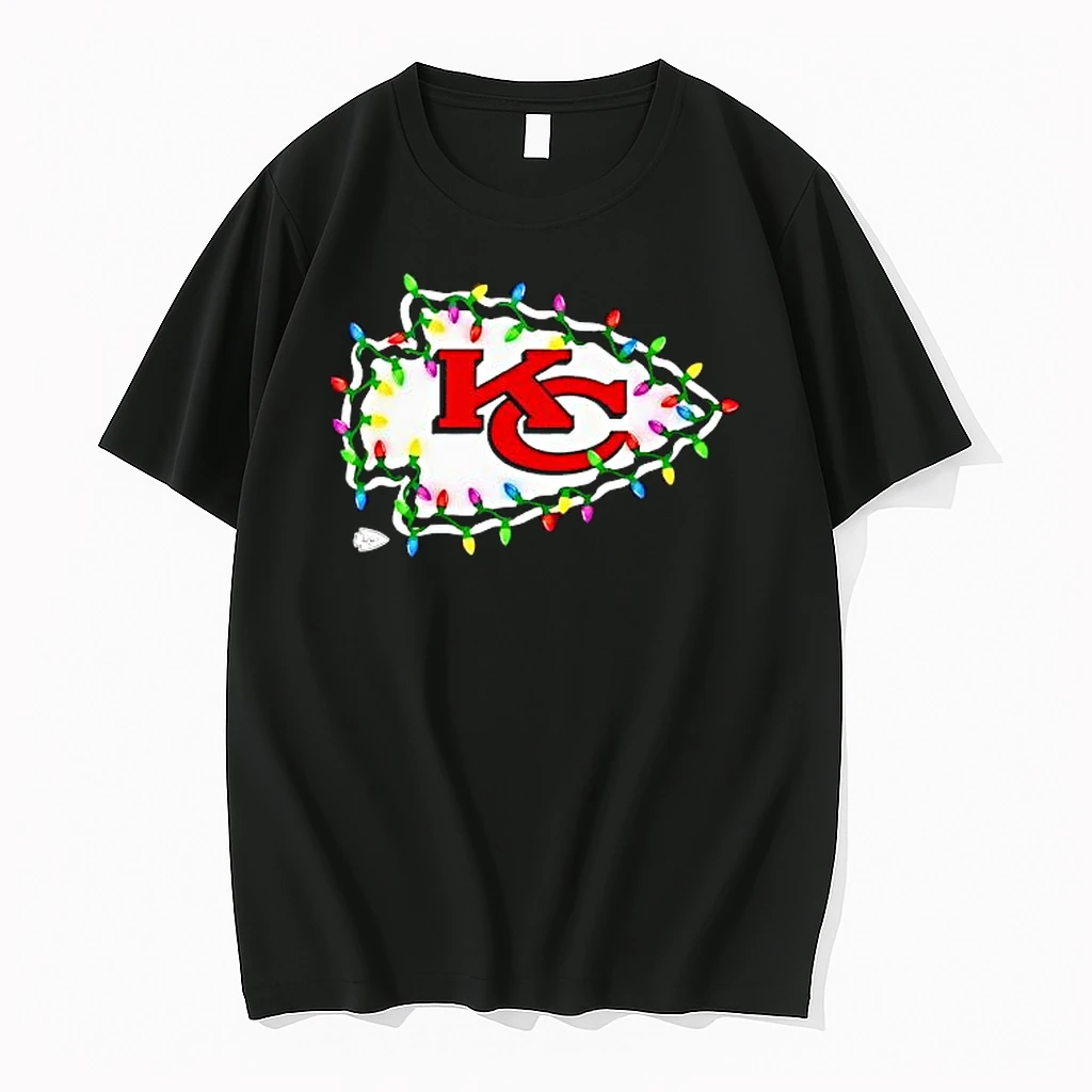 Kansas City Chiefs Logo Holiday Lights Shirts