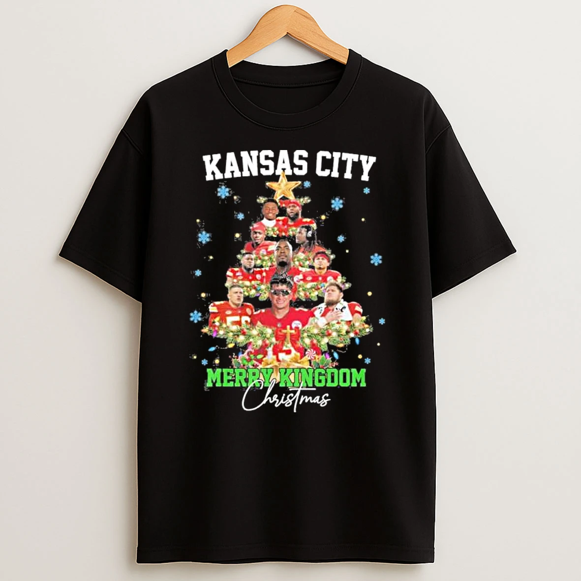 Kansas City Chiefs Merry Kingdom Christmas Tree Shirts
