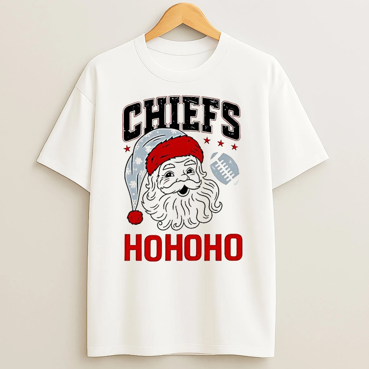 Kansas City Chiefs Nfl X Santa Claus Merry Christmas Hohoho Shirts