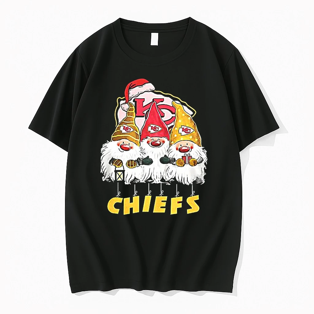 Kansas City Chiefs Football Gnomes Christmas Shirts