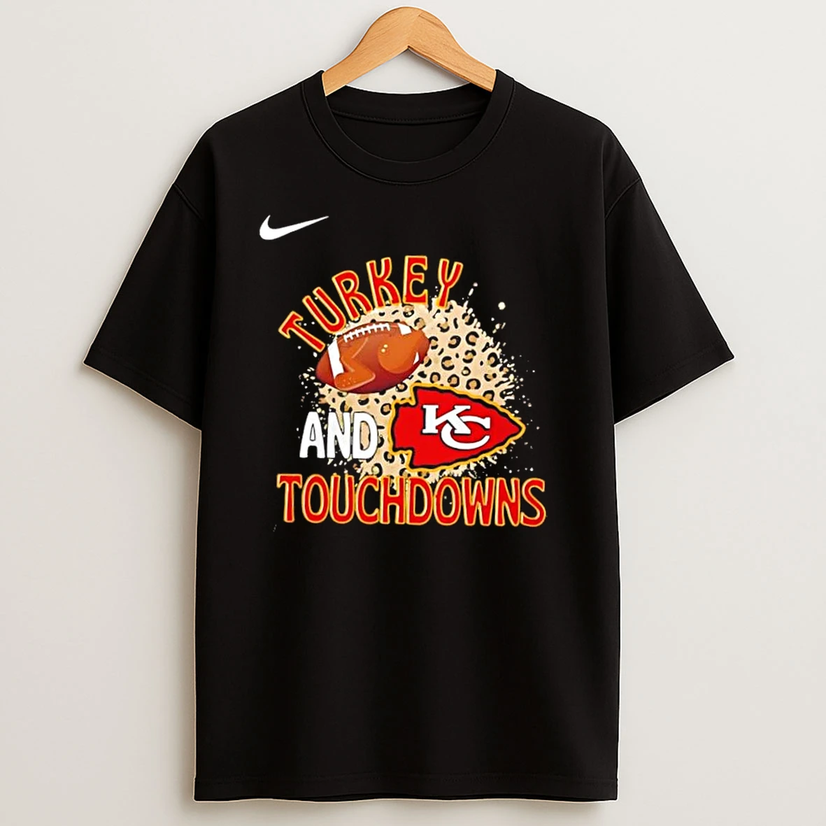 Kansas City Chiefs X Thanksgiving Game 2025 2 Sided T Shirts
